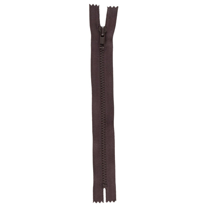 Coats & Clark Sport Closed End Zippers - 7 inches Cloister Brown