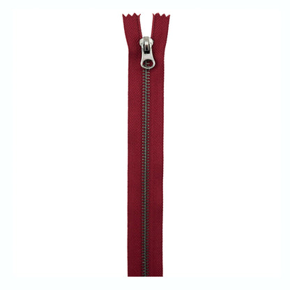 Coats & Clark Closed End Zippers Red