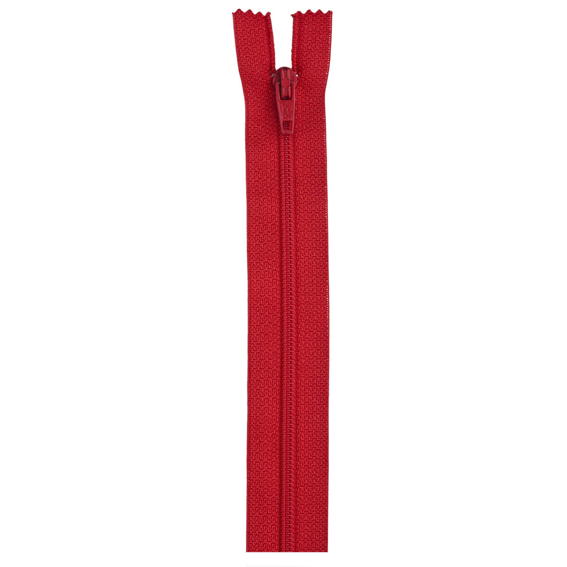 Coats & Clark C&C Lghtwght Coil Separating Zipper 10 Red