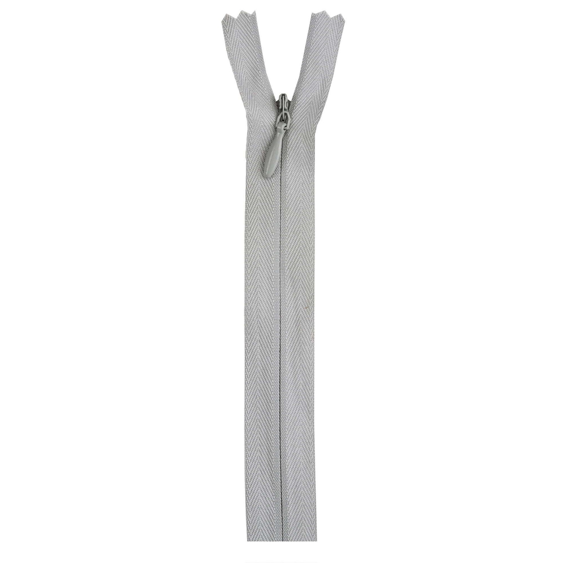 Birch Invisible Zipper - Smoke Grey - Assorted Sizes