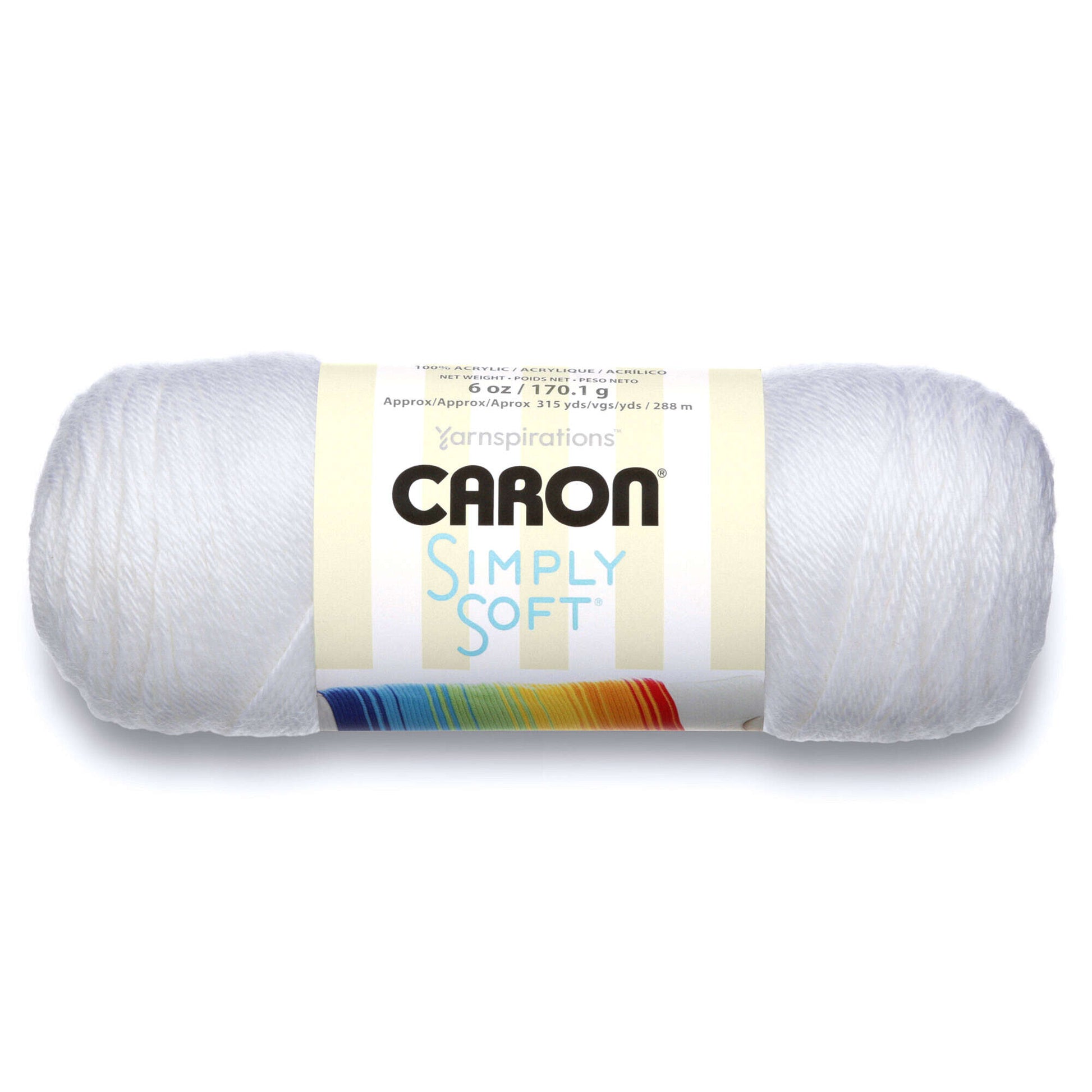 Caron Simply Soft Yarn White