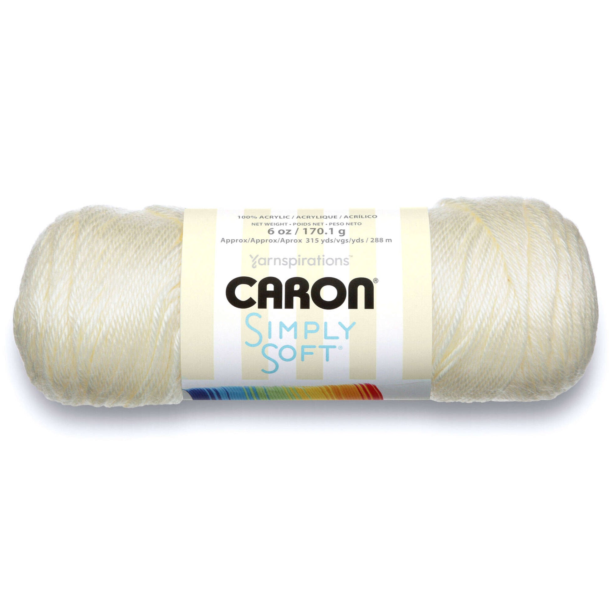 Caron Simply Soft Yarn Off White