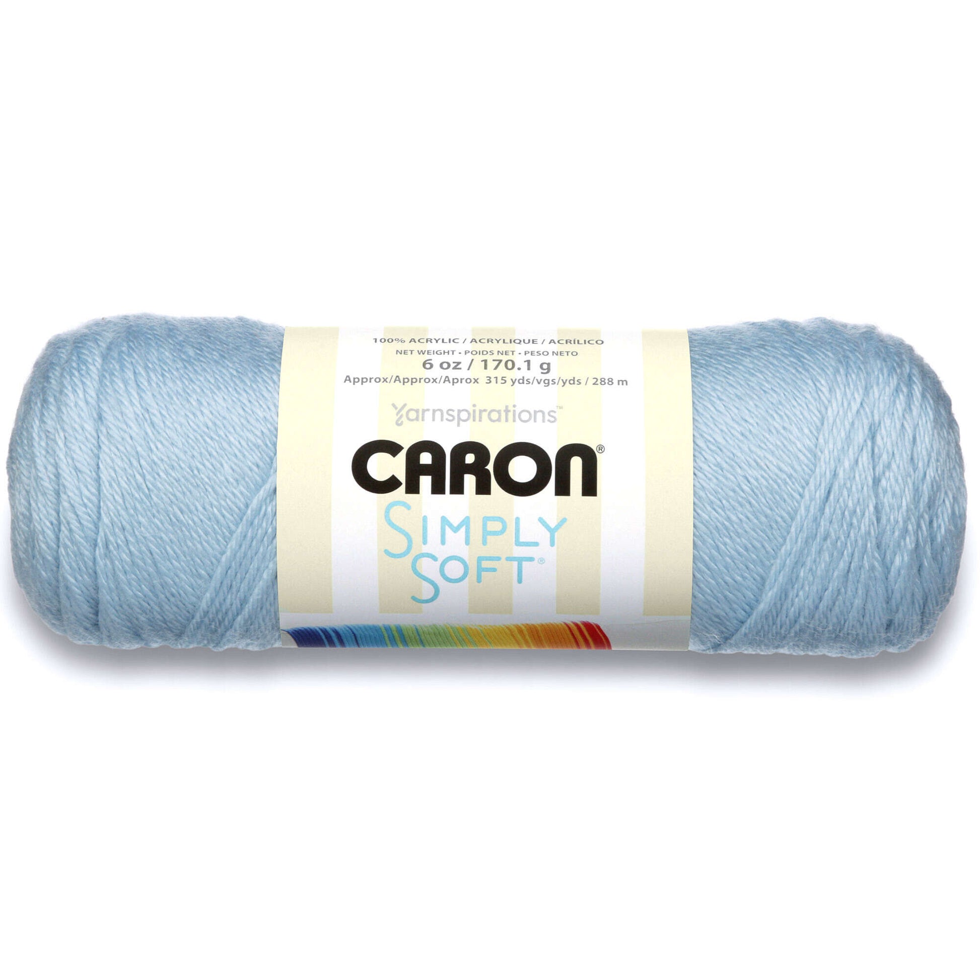 Caron Simply Soft Yarn Soft Blue