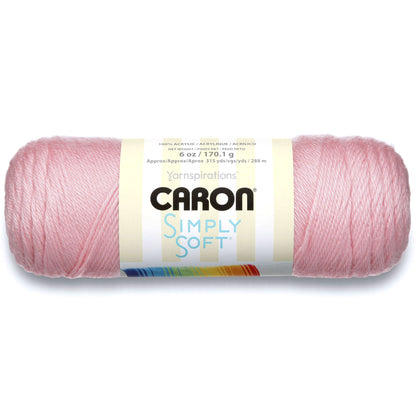 Caron Simply Soft Yarn Soft Pink