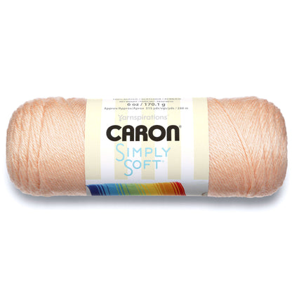 Caron Simply Soft Yarn Light Country Peach