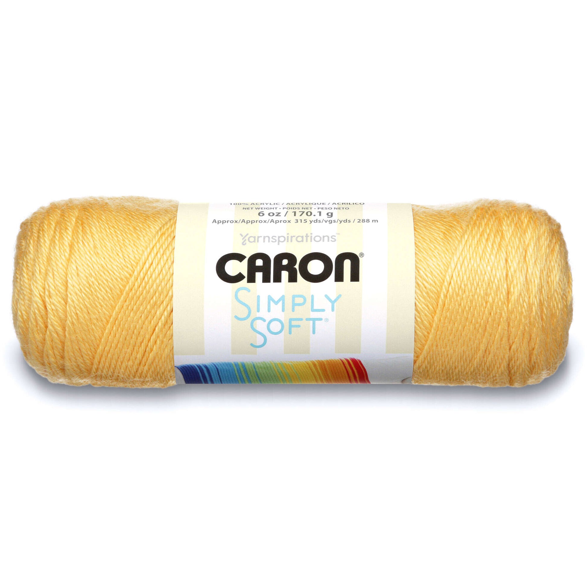 Caron Simply Soft Yarn Sunshine
