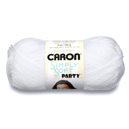 Caron Simply Soft Party Yarn Snow Sparkle