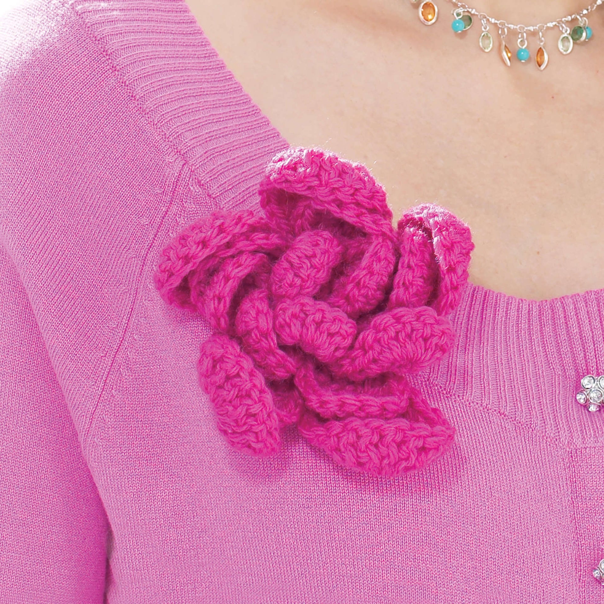 Free Patons Crochet Rose Pattern
