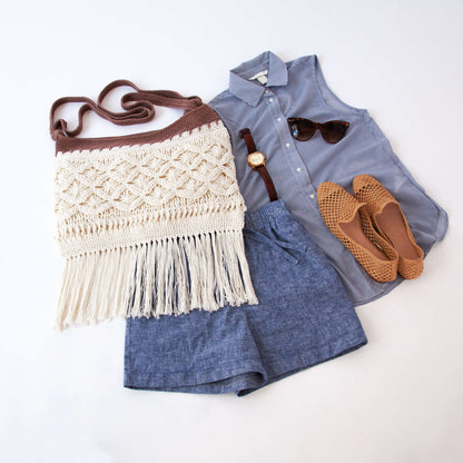 Patons Mock-Rame Crochet Bag Single Size