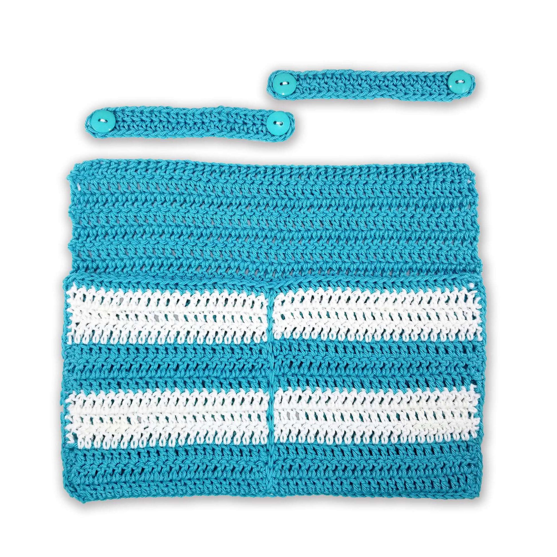 Free Patons Multi-pocket Crochet Tote Organizer Pattern