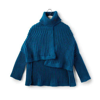 Patons Crochet Wrapover Swoncho L/XL/2XL