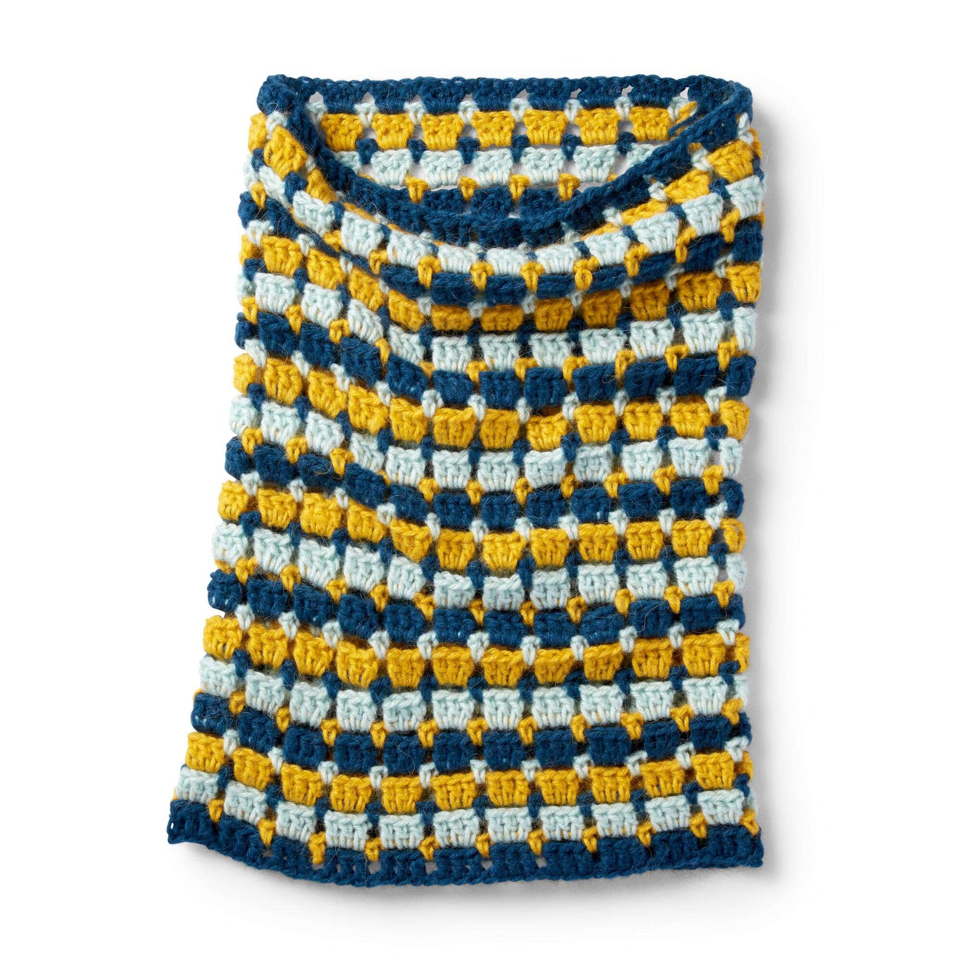 Free Patons Brick By Brick Crochet Cowl Pattern