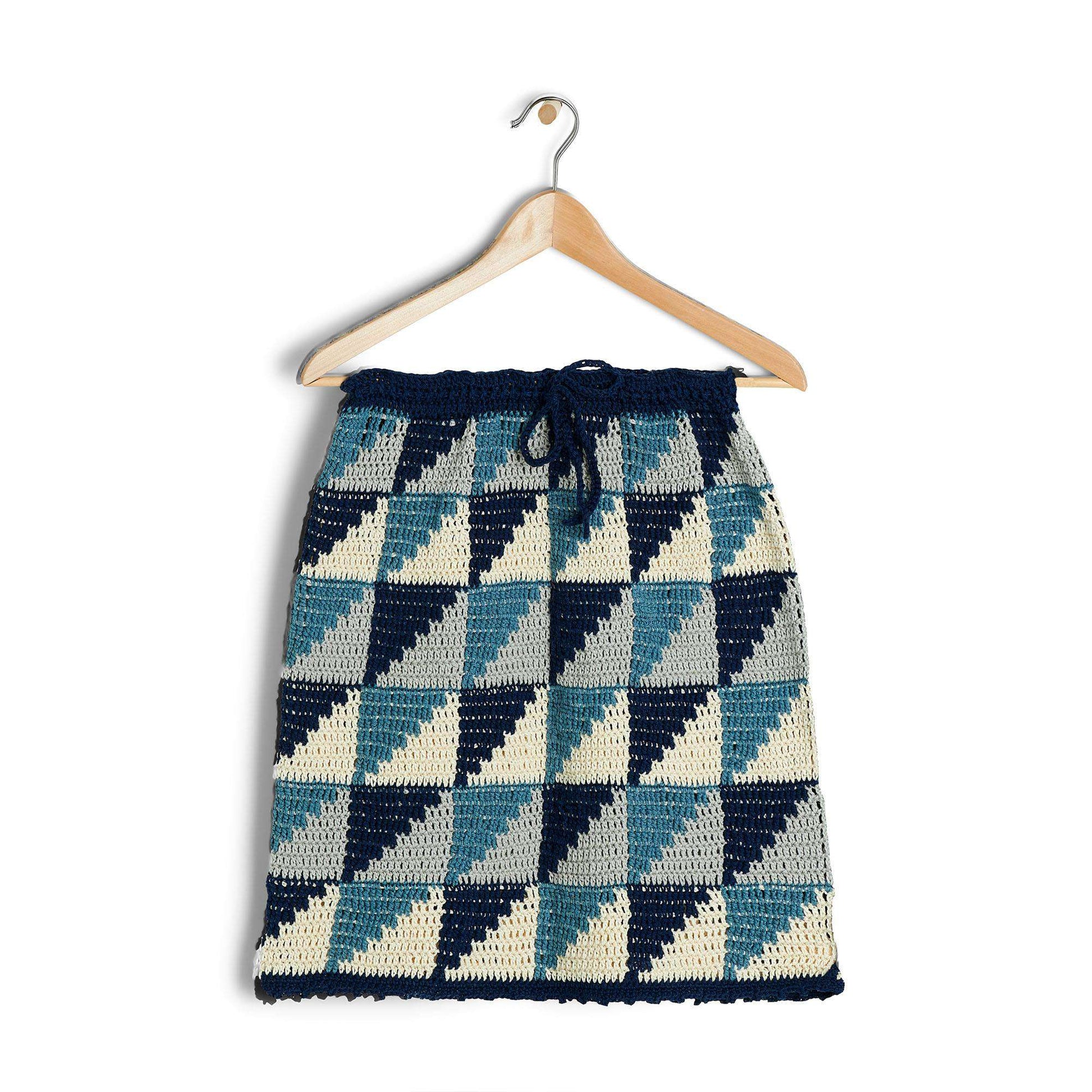 Free Patons Shadow Triangles Crochet Skirt Pattern