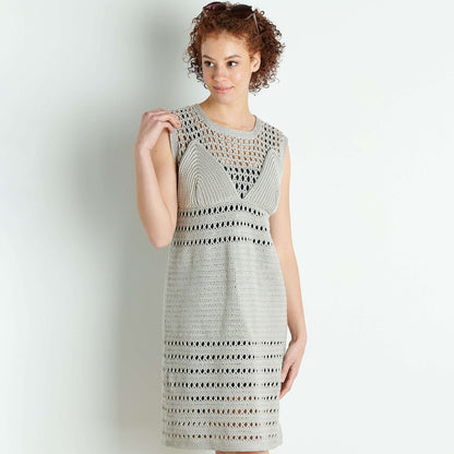 Patons Crochet Mesh Details Dress XL
