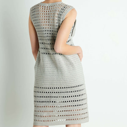 Patons Crochet Mesh Details Dress XL
