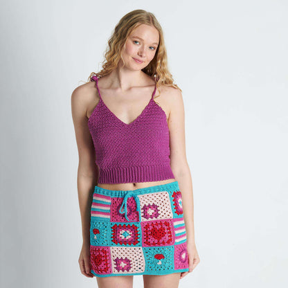 Patons Regent Park Granny Square Crochet Skirt All Variants