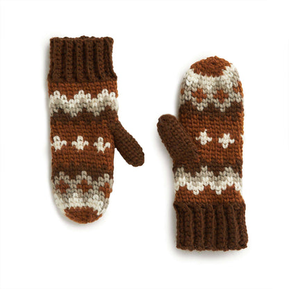Patons Winter In Vermont Crochet Mittens Single Size