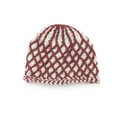 Patons Lattice Hat Crochet Single Size
