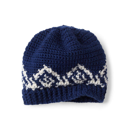 Patons Winter Crown Crochet Hat Single Size