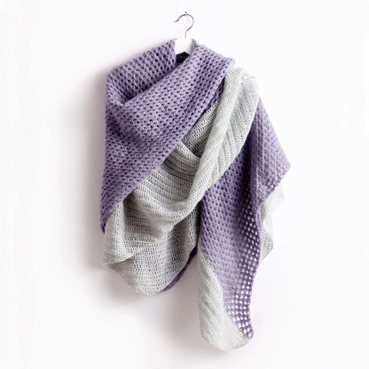 Patons Crochet Lace Blanket Scarf Single Size