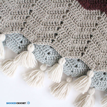 Patons Comfy Chevron Crochet Super Scarf Single Size