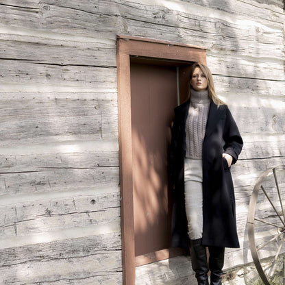 Patons Double Up Cable Knit Collar Scarf Single Size