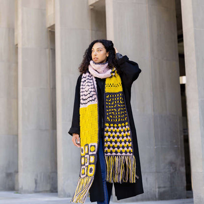 Patons Merry Medly Crochet Scarf Single Size