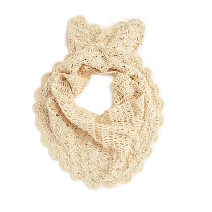Patons Grace Staggered Shells Crochet Wrap Single Size