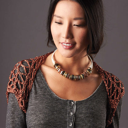 Patons Crochet Touch of Shine Shrug 2XL/3XL