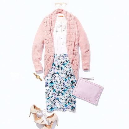 Patons Crochet Romantic Wrap Gray