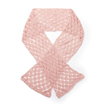 Patons Lattice Lace Crochet Wrap Single Size
