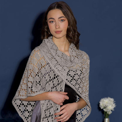 Patons Crochet Diamond Blocks Shawl Single Size