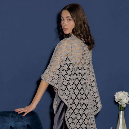 Patons Crochet Diamond Blocks Shawl Single Size