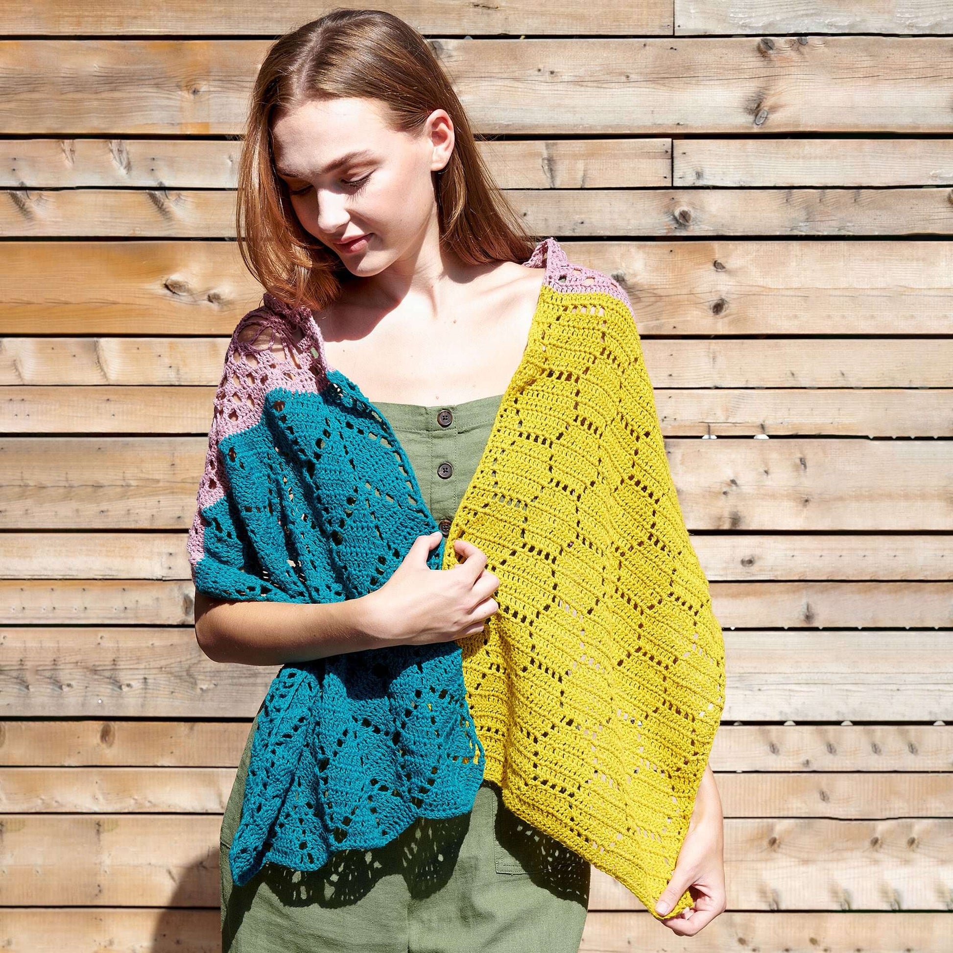 Free Patons Humber Valley Crochet Shawl Pattern