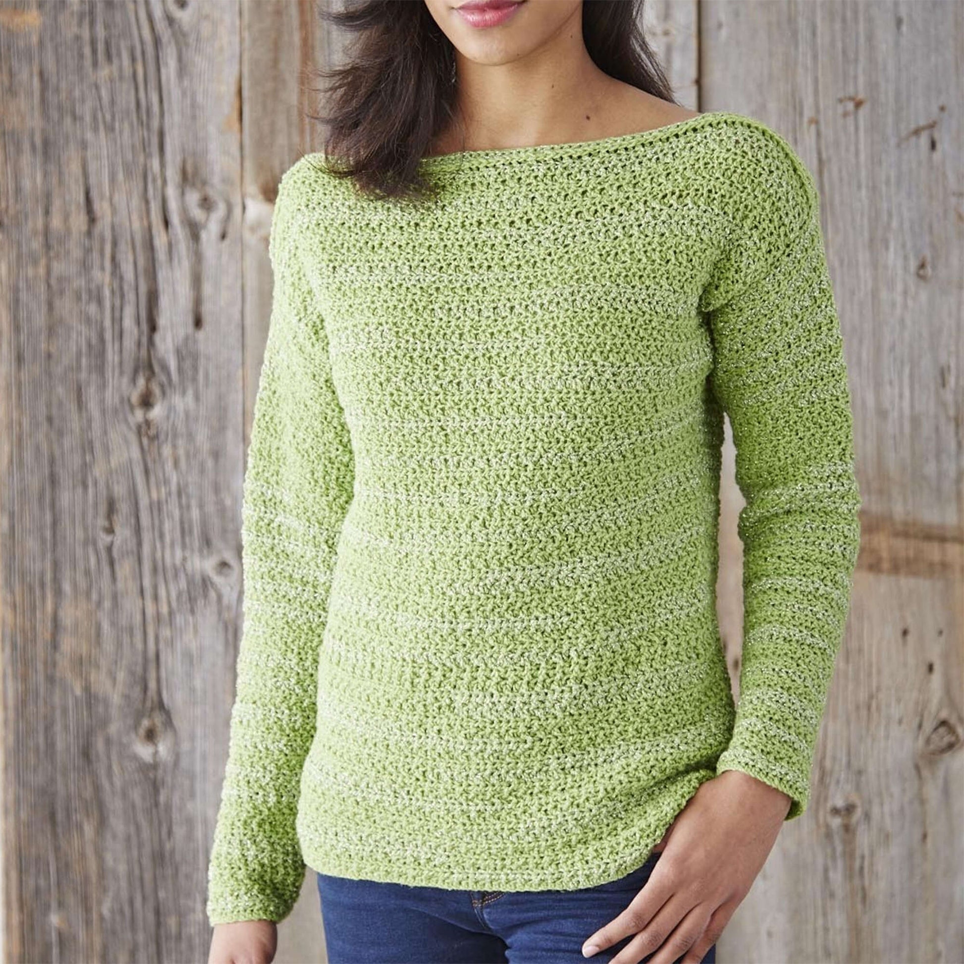 Free Patons Boat Neck Pullover Pattern