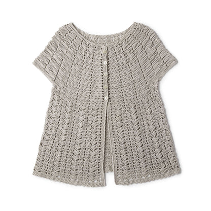 Patons Crochet Cap Sleeve Cardigan XL