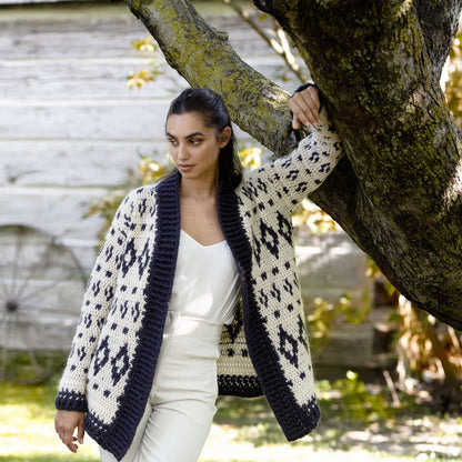 Patons Baltic Crochet Cardigan XL