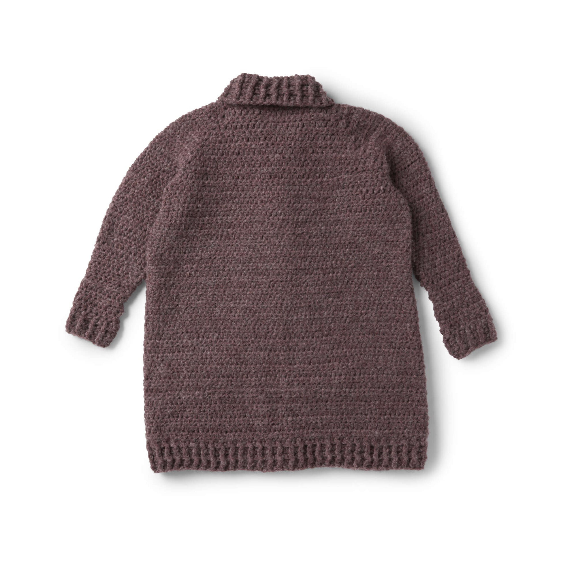 Patons Cozy Collar Crochet Cardigan