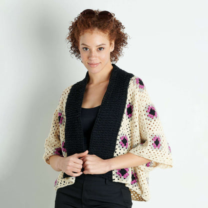Patons Crochet Granny Cardigan XS / S / M /L