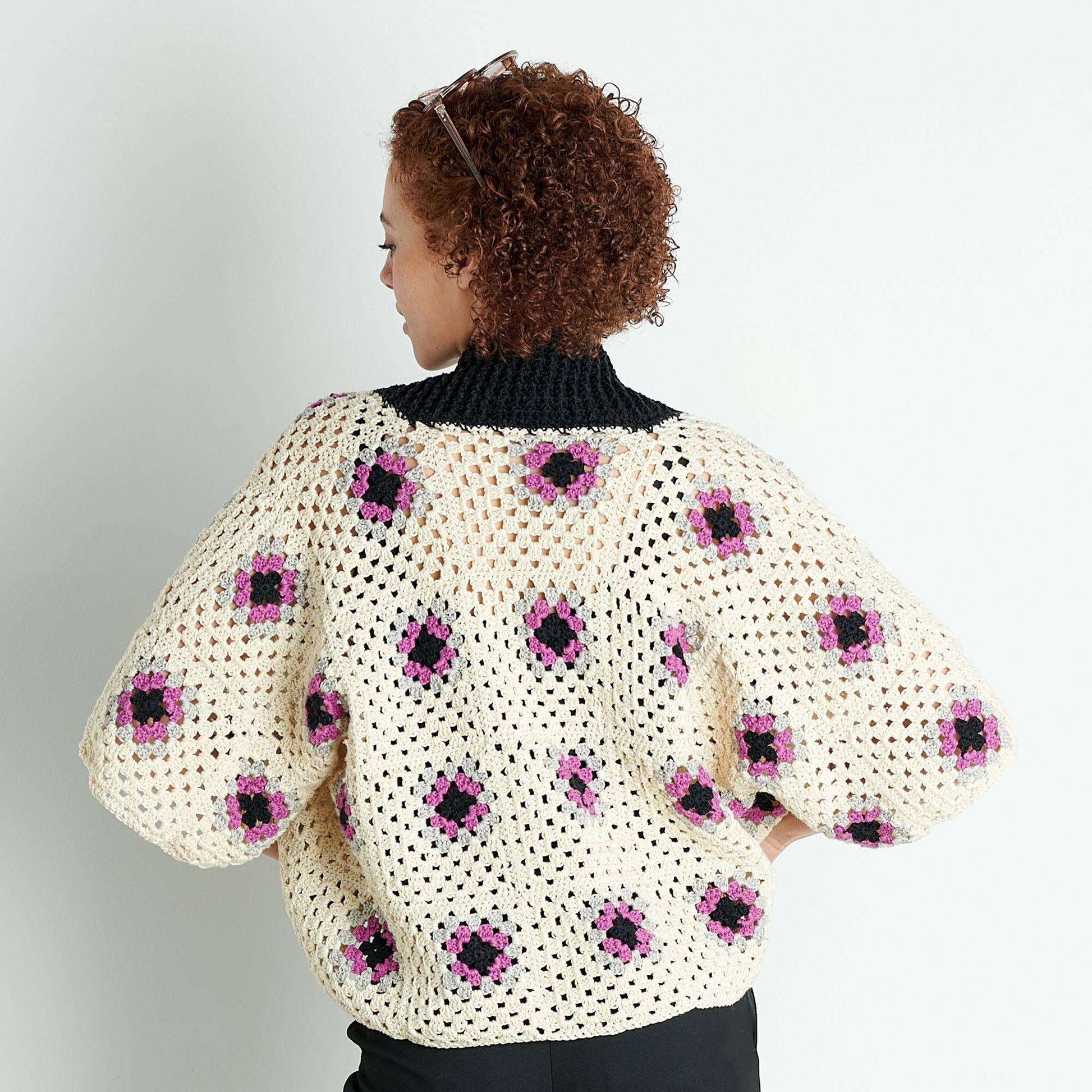 Free Patons Crochet Granny Cardigan Pattern