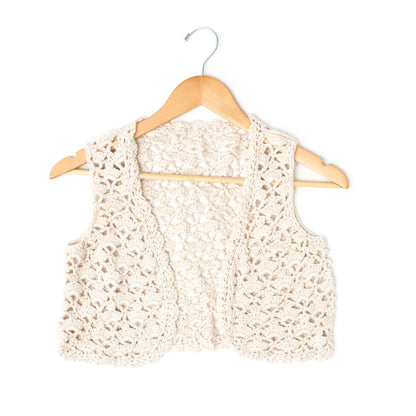 Patons Seashell Crochet Vest XS/S/M