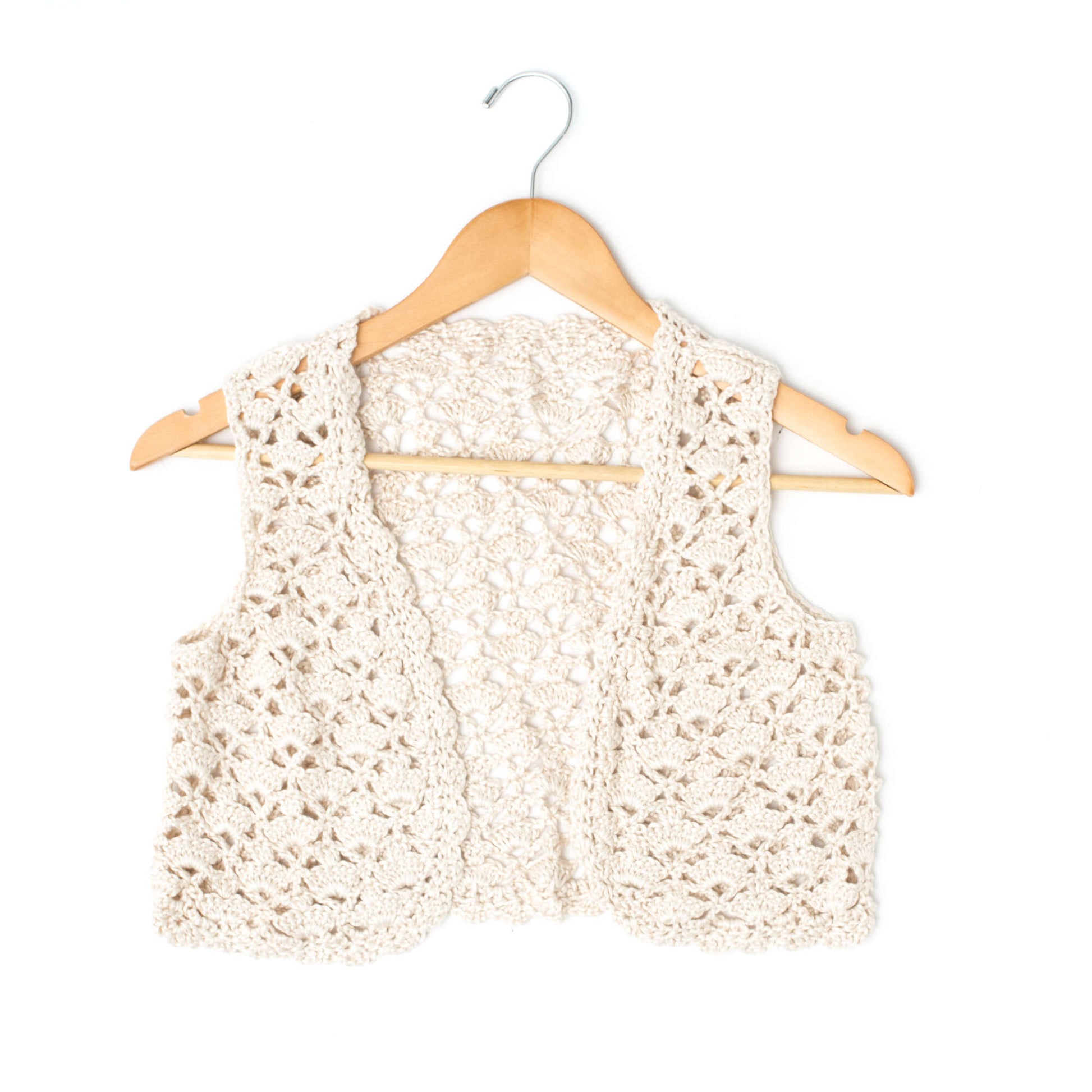 Patons Seashell Crochet Vest | Yarnspirations
