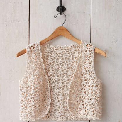 Patons Seashell Crochet Vest XS/S/M