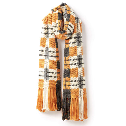 Patons Big Tartan Crochet Super Scarf Single Size
