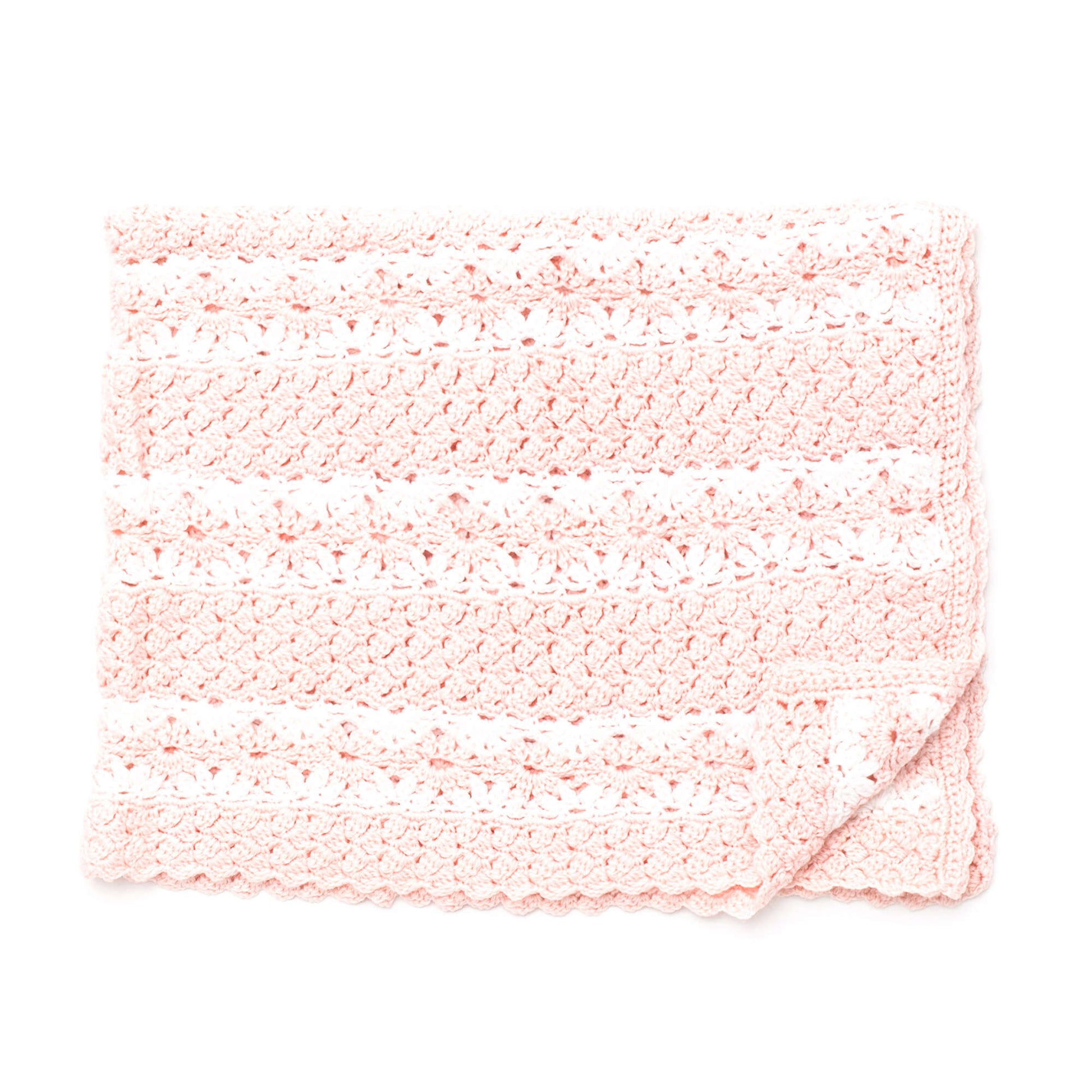 Free Patons Daisy Chain & Clusters Crochet Blanket Pattern