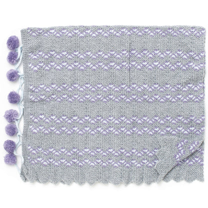 Patons Pompoms And Ripples Crochet Blanket Single Size