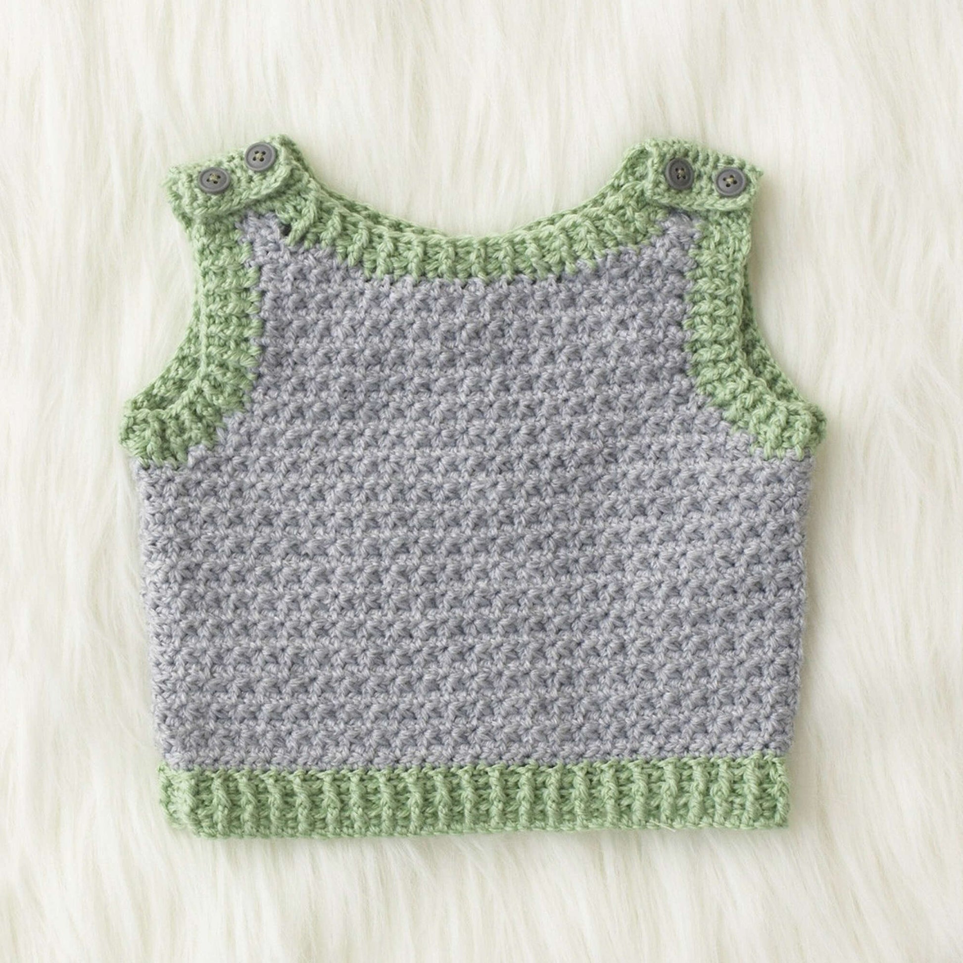 Free Patons Crochet Elfin Hat And Vest Set Pattern
