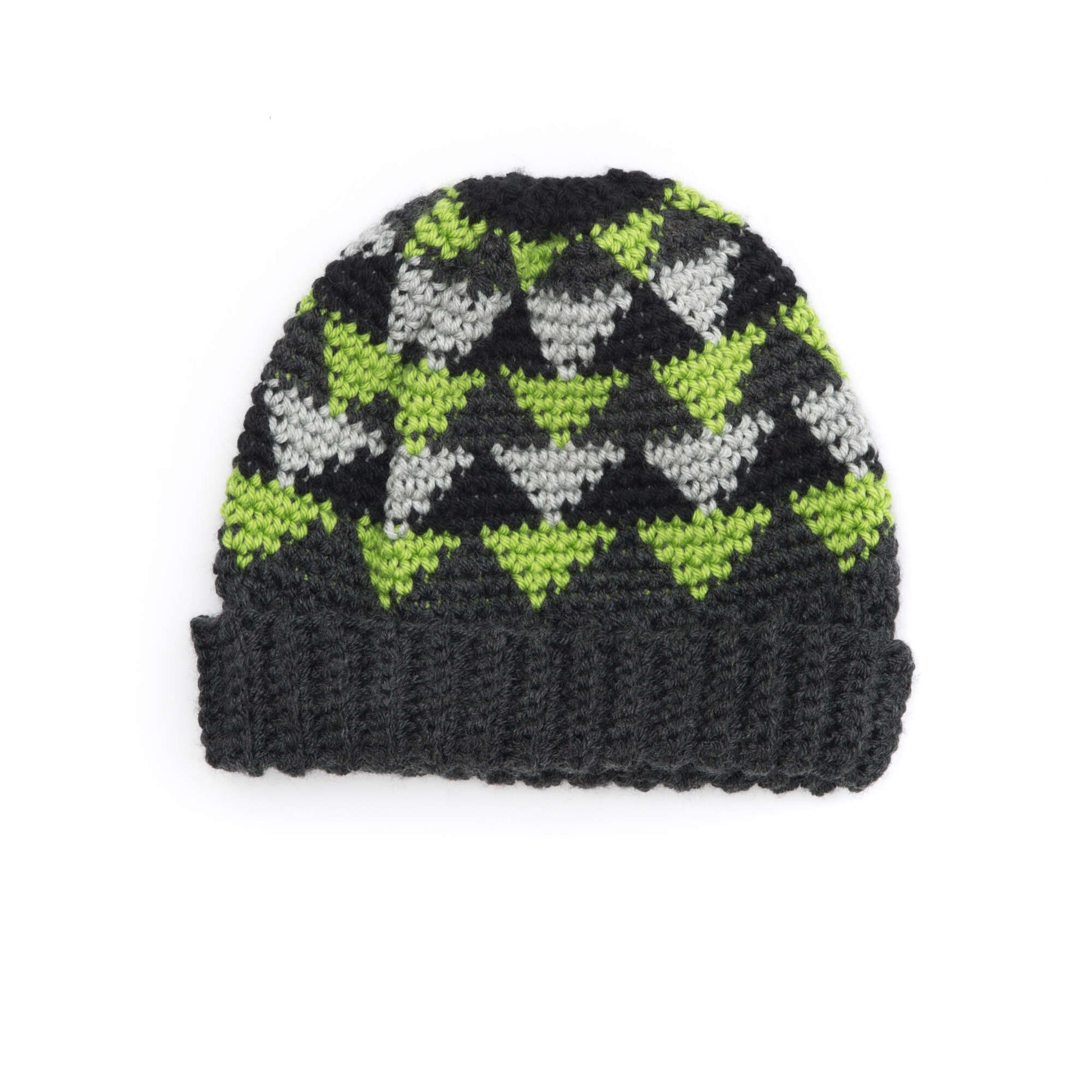 Free Patons Canadiana - Crochet Navajo Kid's Hat Pattern