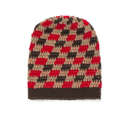 Patons Gingham Hat Crochet 4 yrs