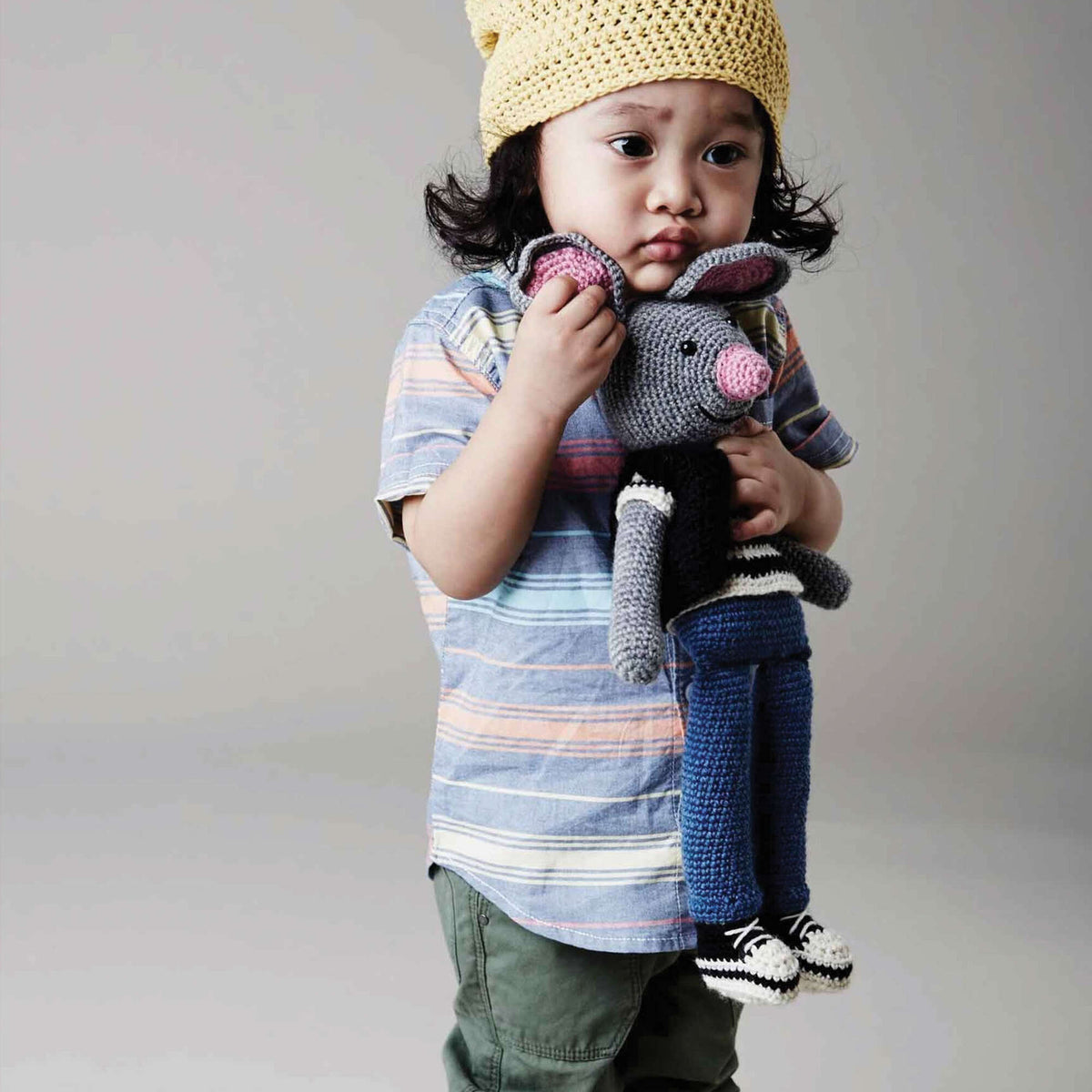 Crochet Doll made in Patons Classic Wool DK Superwash Yarn